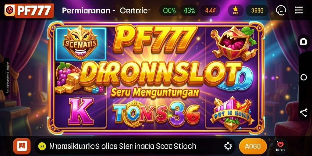 Tampilan gameplay Slot di PF777 yang menakjubkan dan memikat.