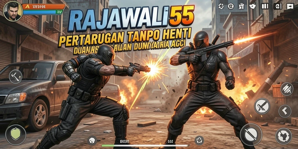 Gameplay seru dan mendebarkan dalam RAJAWALI55.